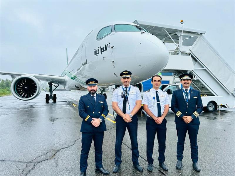 وزارة النقل تعلن إنطلاق الطائرة من طراز A220