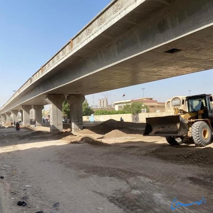 استئناف العمل بمشروع مجسر الصدرين في السماوة