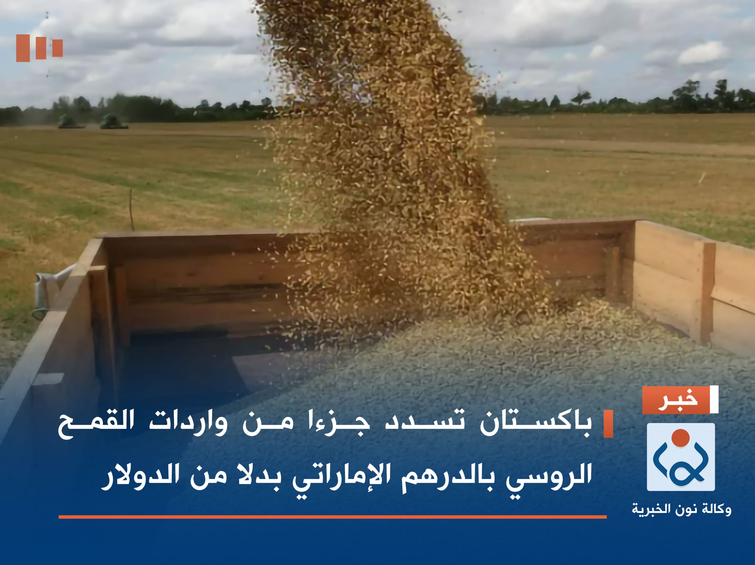 باكستان تسدد جزءا من واردات القمح الروسي بالدرهم الإماراتي بدلا من الدولار