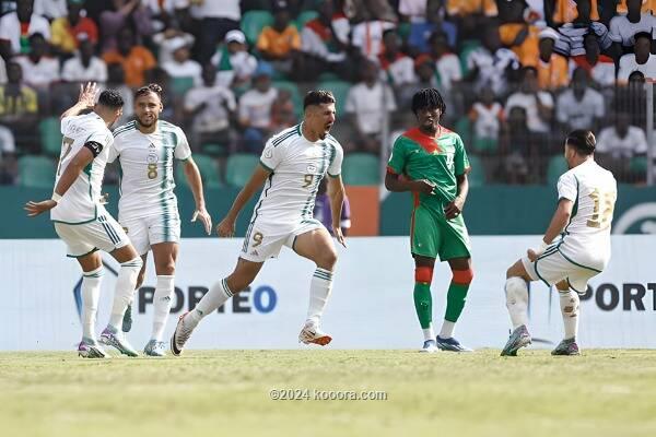 كاس الامم الافريقية :بونجاح ينقذ آمال الجزائر أمام بوركينا فاسو