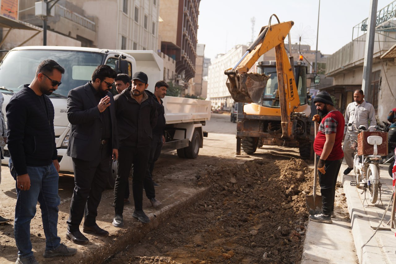 ضمن خطط العتبة الحسينية للعام الجاري: مشروع نصب (80) منهل ماء ومسقفات  للزائرين في كربلاء
