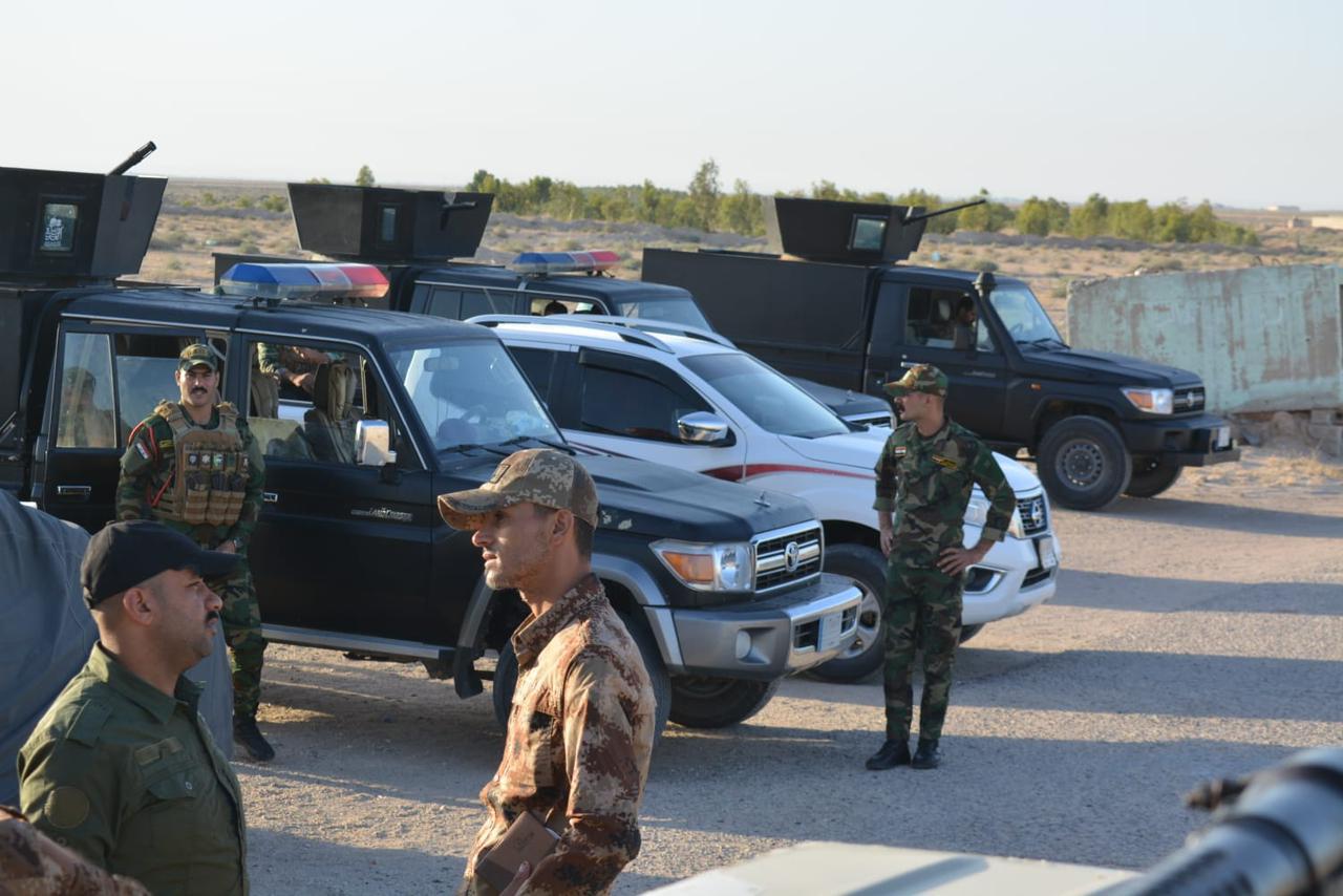 لحماية 5 مليون زائر:الحشد الشعبي والجيش والشرطة ينفذون عمليات استباقية لتامين صحراء كربلاء  لقرب عيد الاضحى المبارك